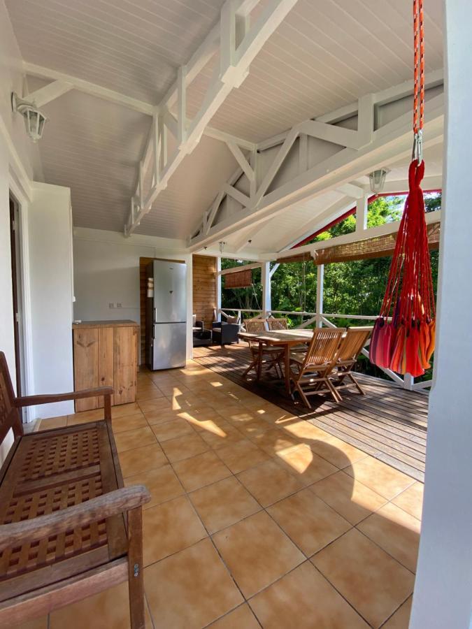 Grand Bungalow Avec Piscine Et Vue Mer Bouillante Esterno foto
