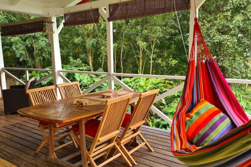 Grand Bungalow Avec Piscine Et Vue Mer Bouillante Esterno foto