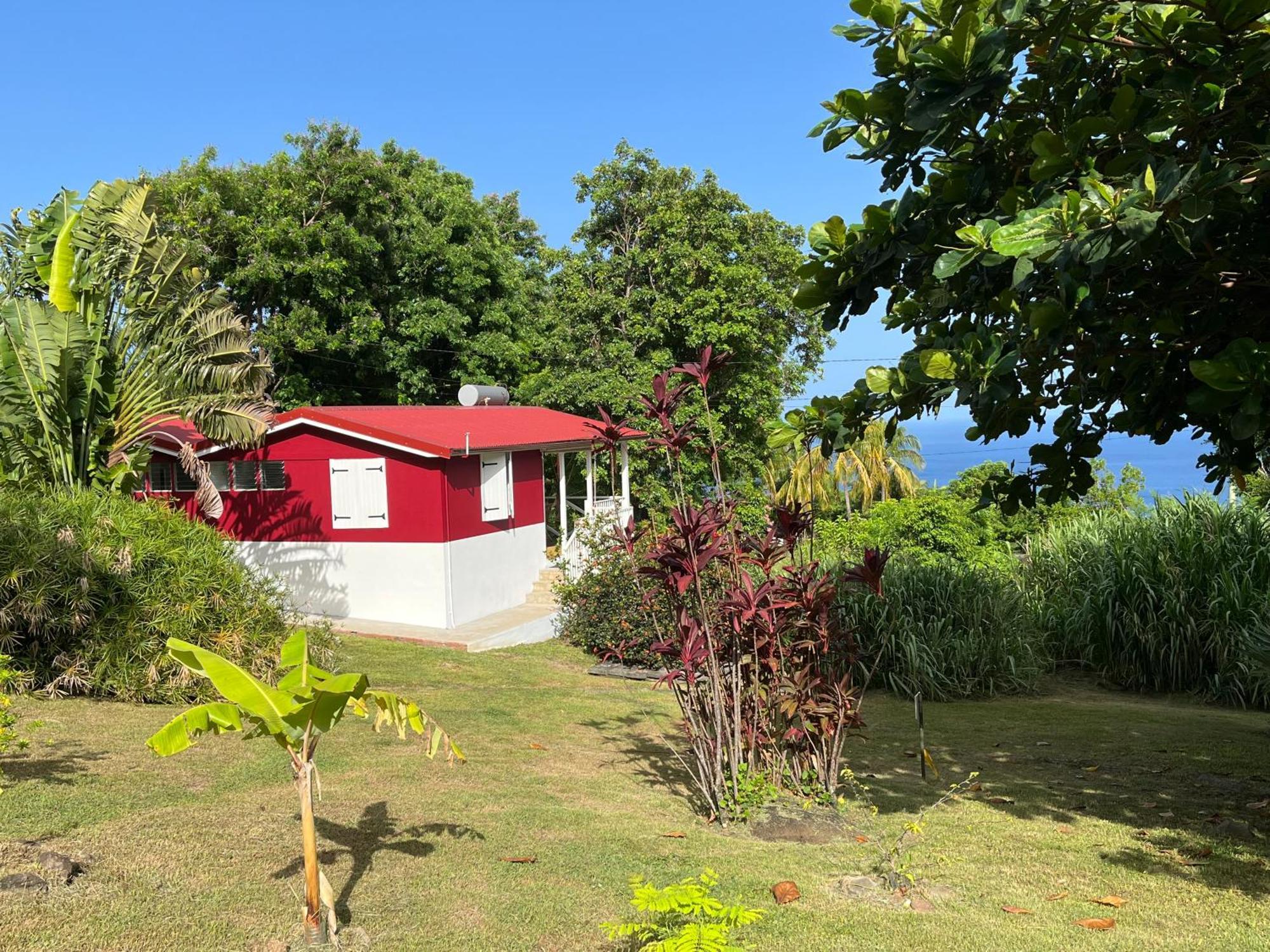 Grand Bungalow Avec Piscine Et Vue Mer Bouillante Esterno foto